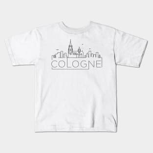 Cologne Minimal Skyline Kids T-Shirt